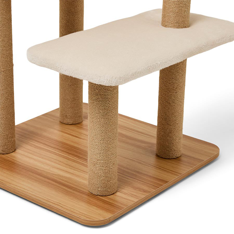 Coco Haven Cat Tower – Natural Multi-Level Scratching & Relaxing Centre